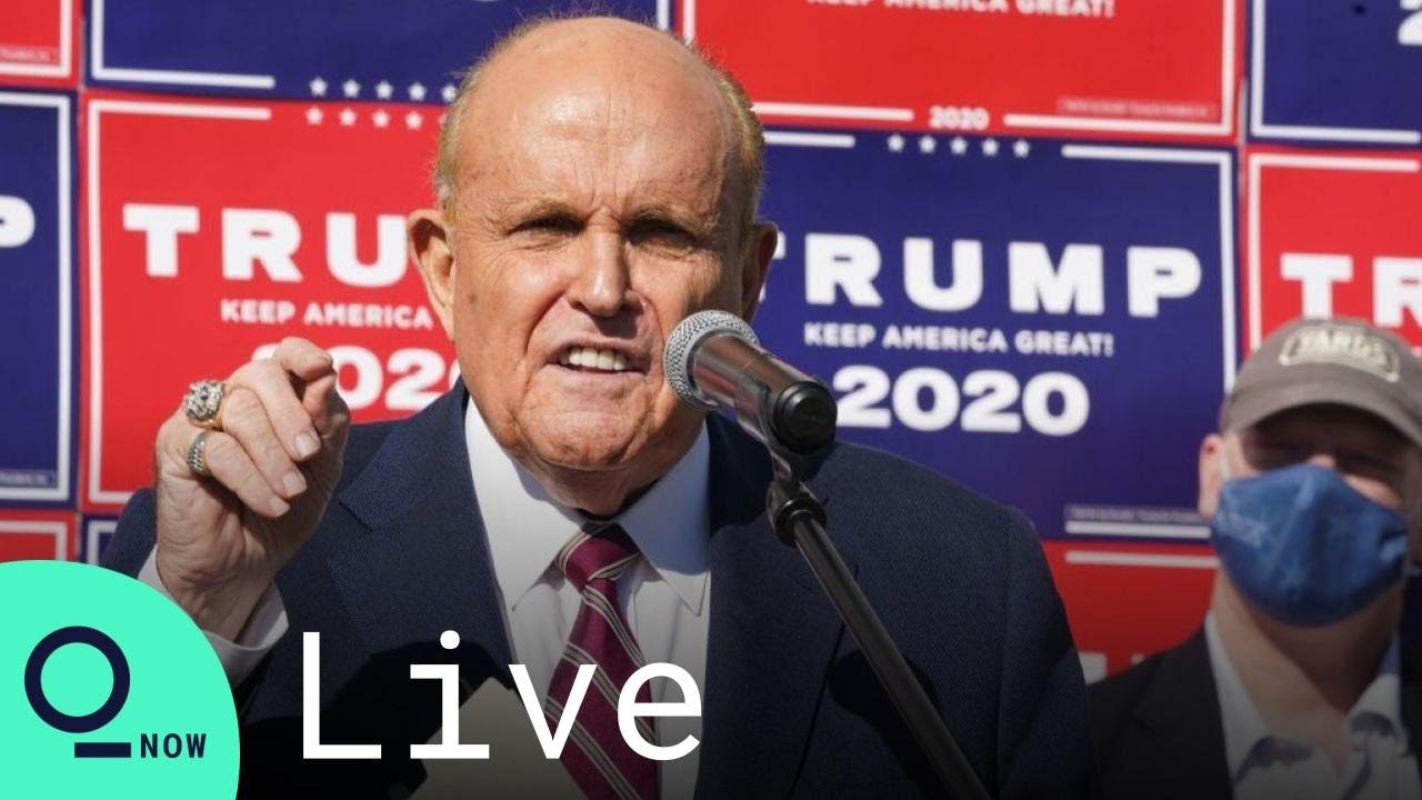 LIVE: Rudy Giuliani and Trump Campaign Officials Hold News Conference at the RNC